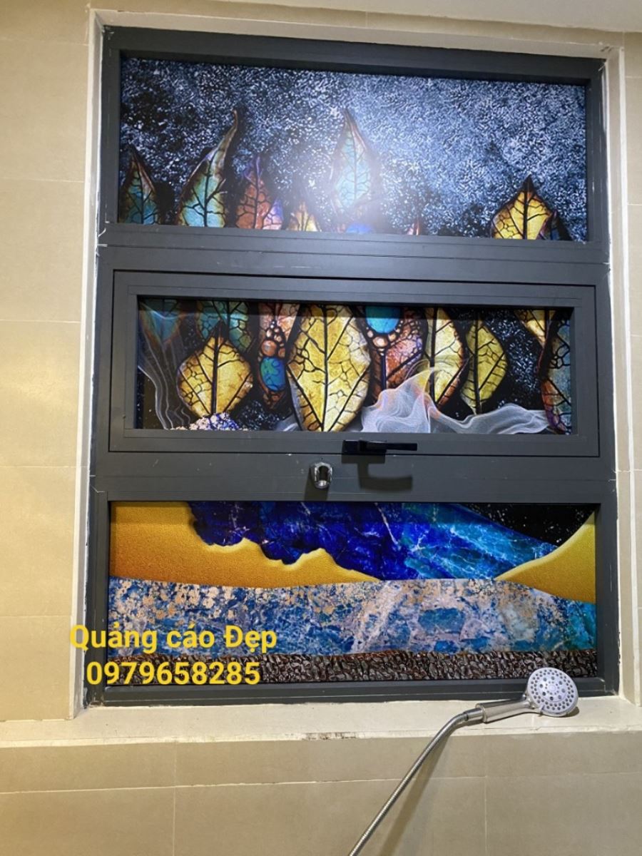 Tranh trang trí decal cán fomex